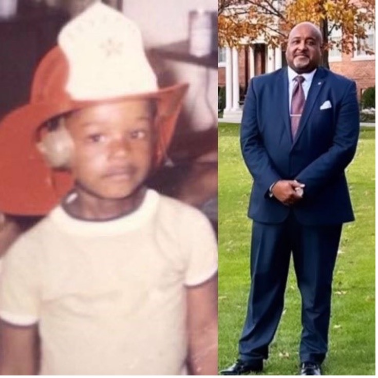 rawle andrews as an adult and a child